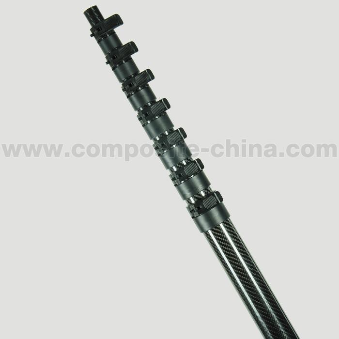 중국에서 뜨거운 판매 탄소 섬유 망원경 극