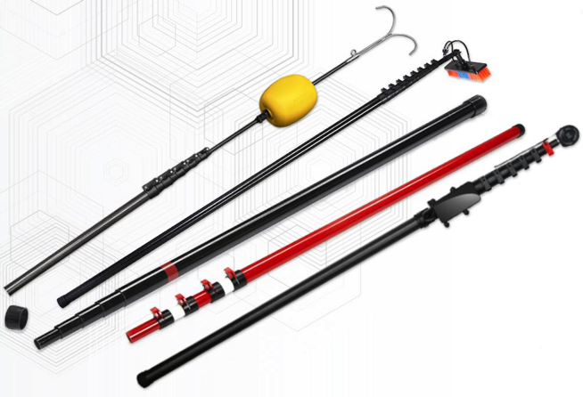 텔레스코픽 폴은 사용할 수 있습니까?